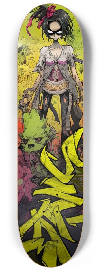 just smile and the world changes 8-1/4 Skateboard Deck