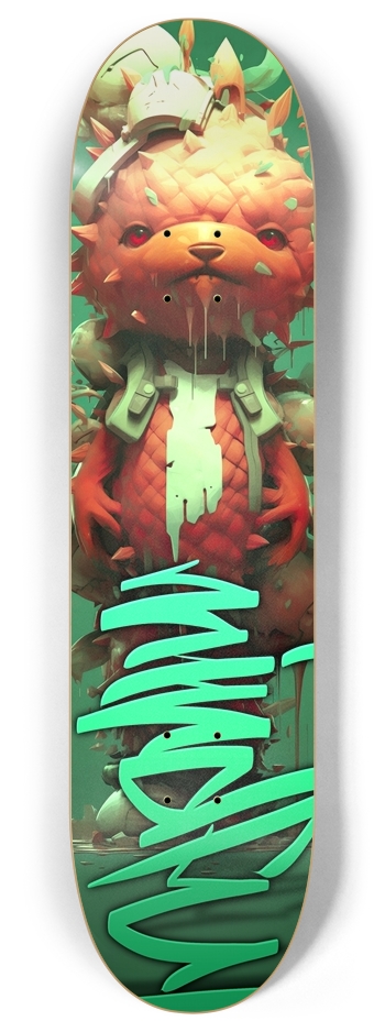 petty bear "mr. mindful" 8 Inch Skateboard Deck