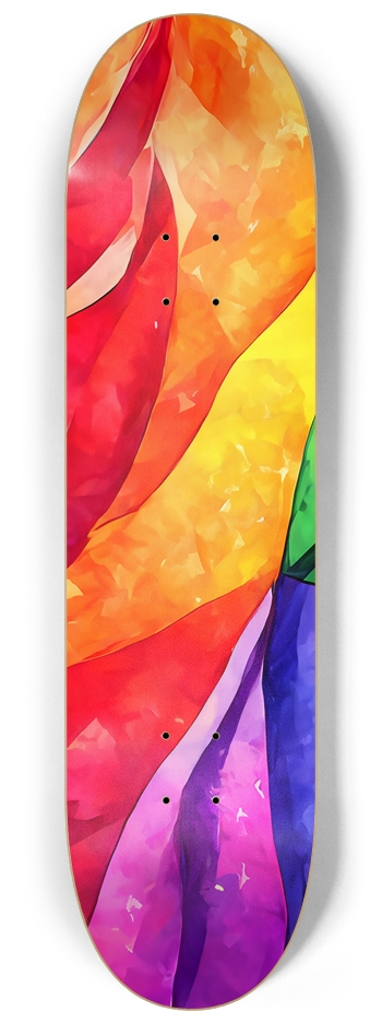 Rainbow 8-1/4 Skateboard Deck