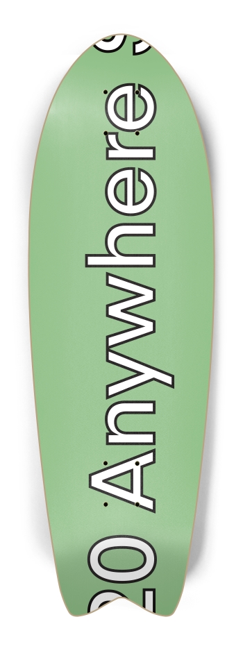 420 Anywhere St Street Sign