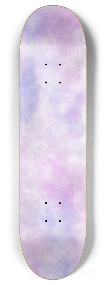 Pink Clouds 8 Inch Skateboard Deck