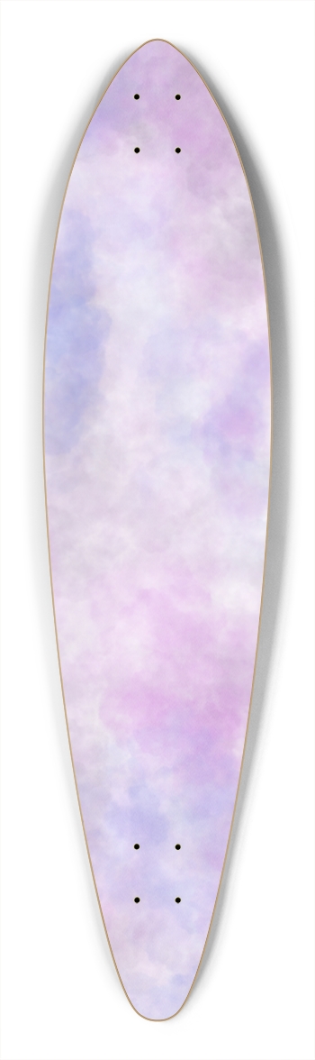 Pink Clouds Pintail Longboard