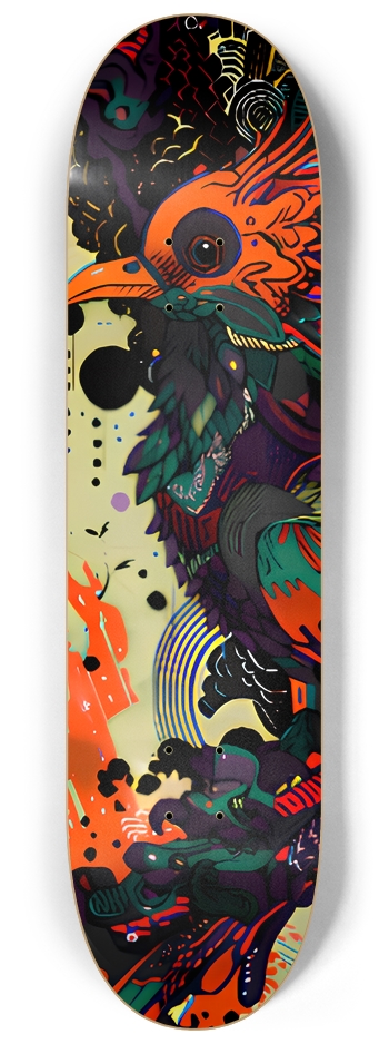 Aztec Bird 8-1/4 Skateboard Deck