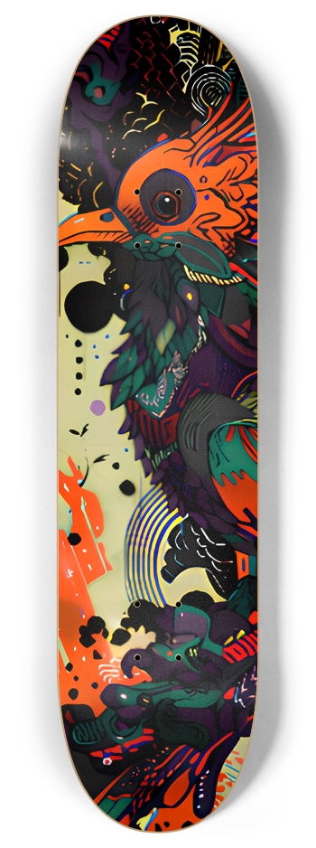 Aztec Bird 8 Inch Skateboard Deck