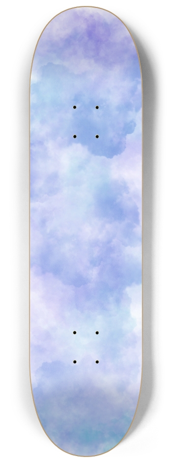 Blue Clouds 8-1/4 Skateboard Deck
