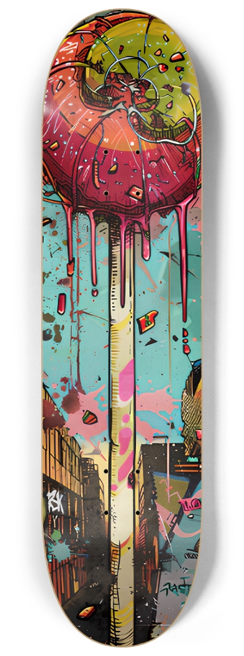 Lollipopped 8-1/4 Skateboard Deck