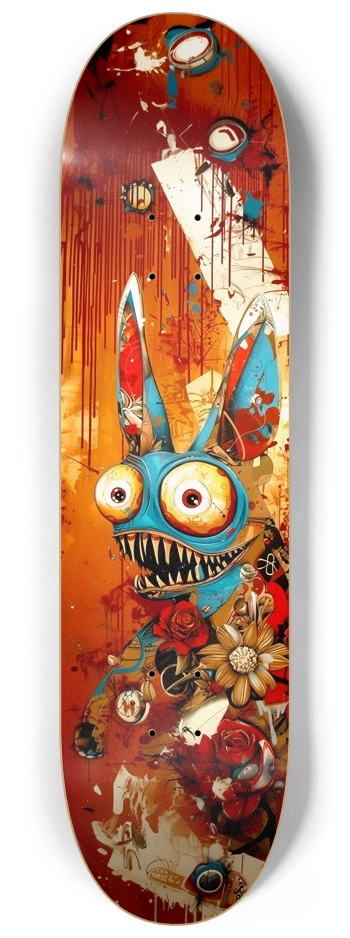 Rabbit monster 8-1/4 Skateboard Deck