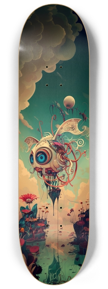 Robot bird 8-1/4 Skateboard Deck