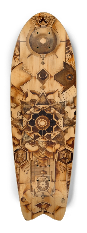 Geometric pyrography