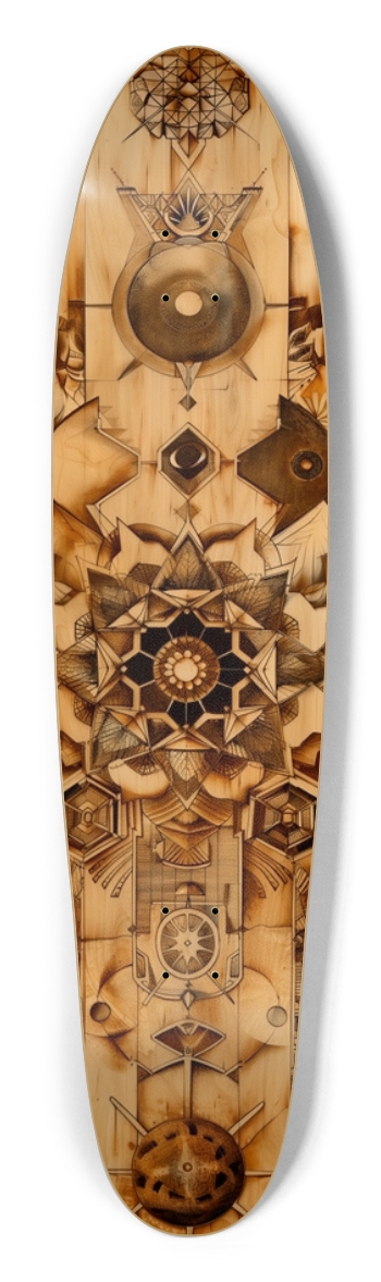 Geometric pyrography