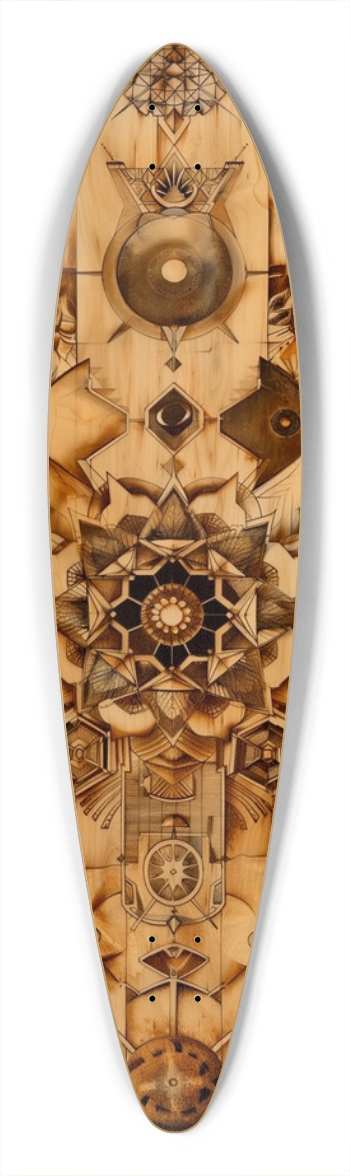 Geometric pyrography