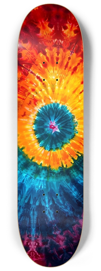 Tie-dye 8-1/4 Skateboard Deck
