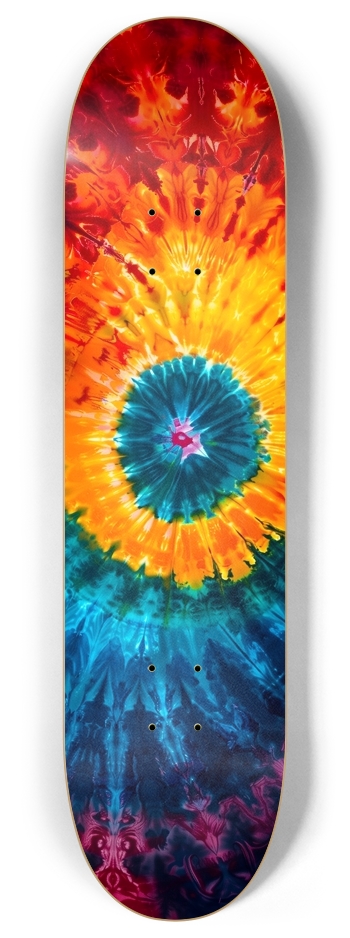 Tie-dye 8 Inch Skateboard Deck