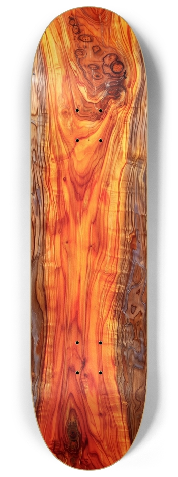 Exotic wood 8-1/4 Skateboard Deck