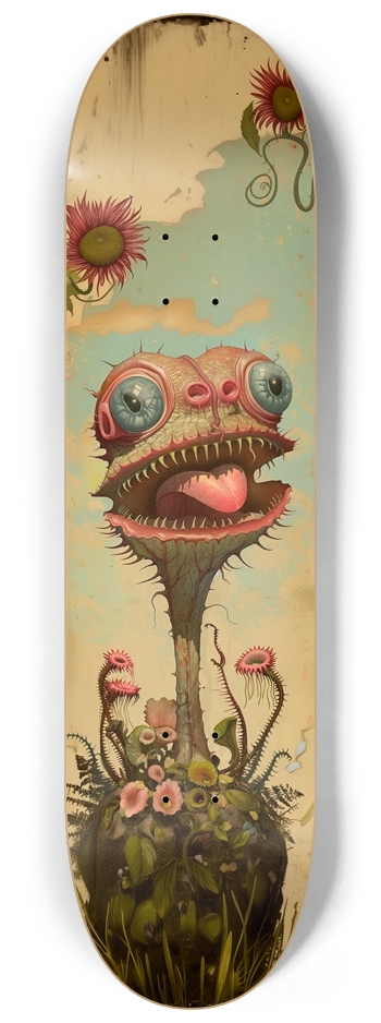 Monster plant 8-1/4 Skateboard Deck