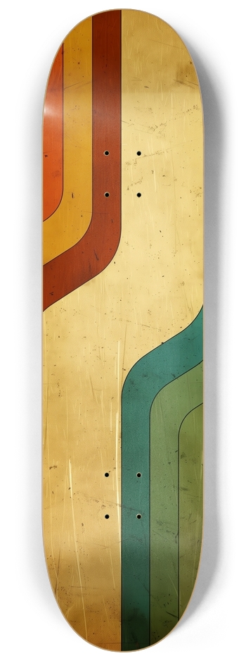 70 graphic style 8-1/4 Skateboard Deck