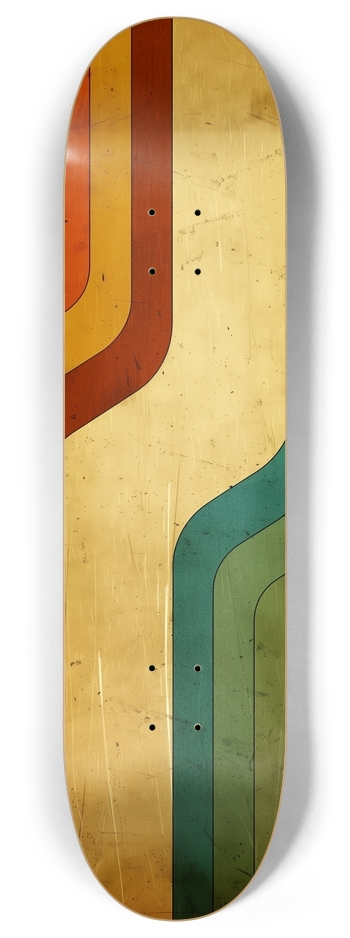 70 graphic style 8 Inch Skateboard Deck