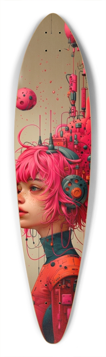 Cosmic cyber pink girl