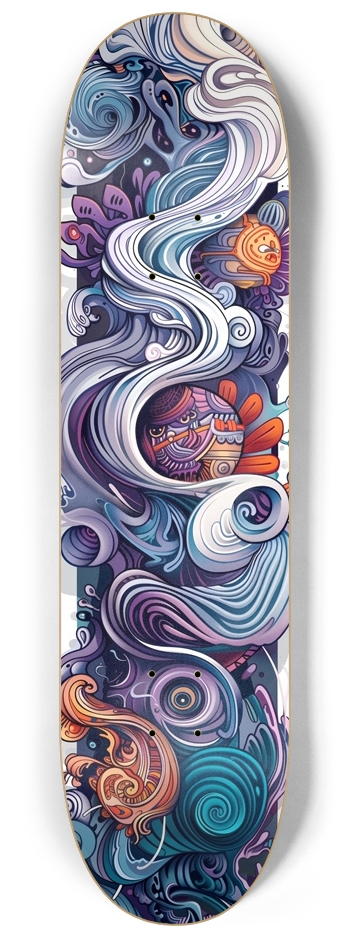 Curves Ahead 8-1/4 Skateboard Deck