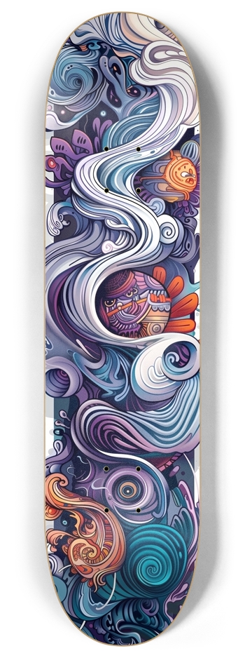 Curves Ahead 8 Inch Skateboard Deck