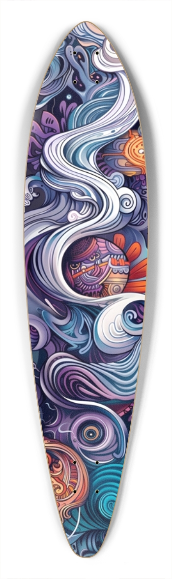 Curves Ahead Pintail Longboard