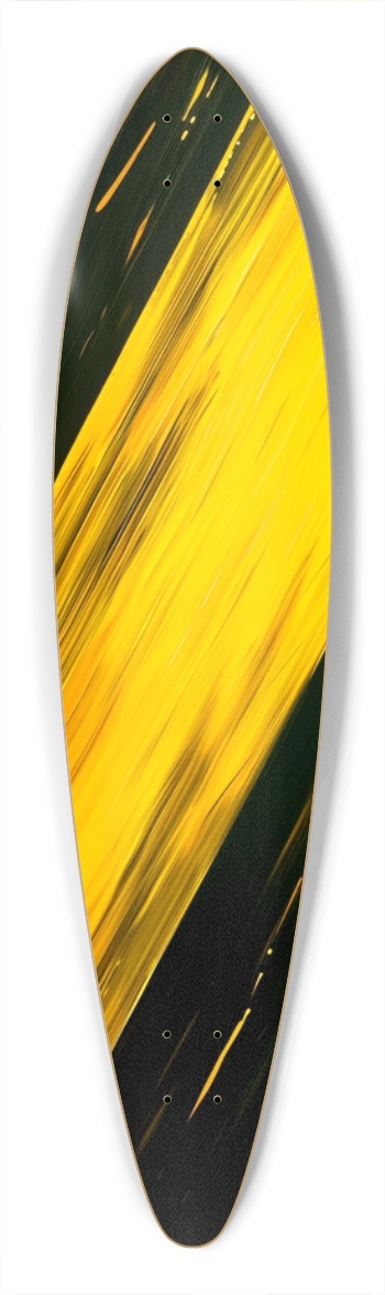 Stripe Pintail Longboard