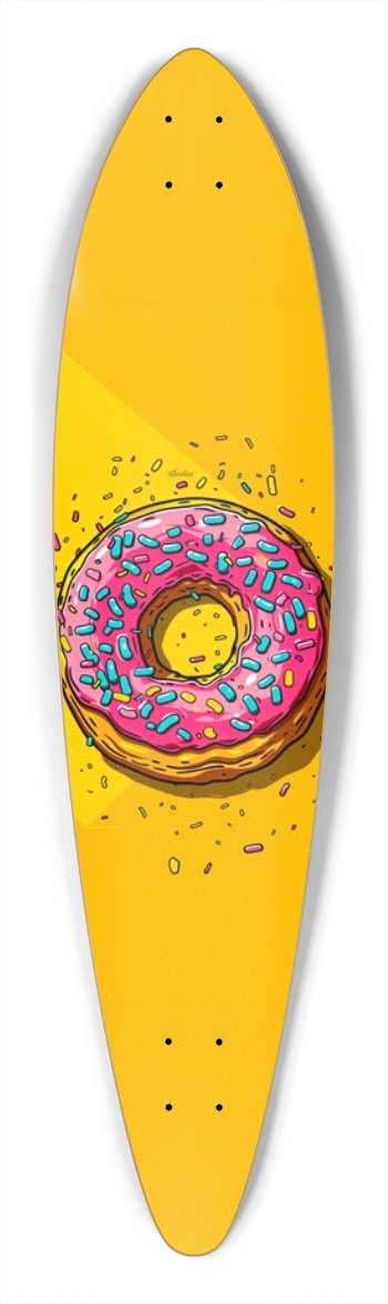 Mmmm. Donut Pintail Longboard