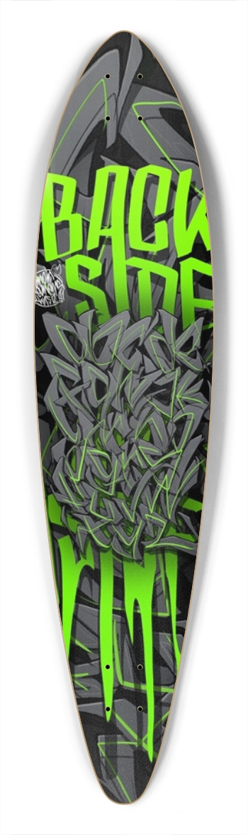 Backside ABC Pintail Longboard