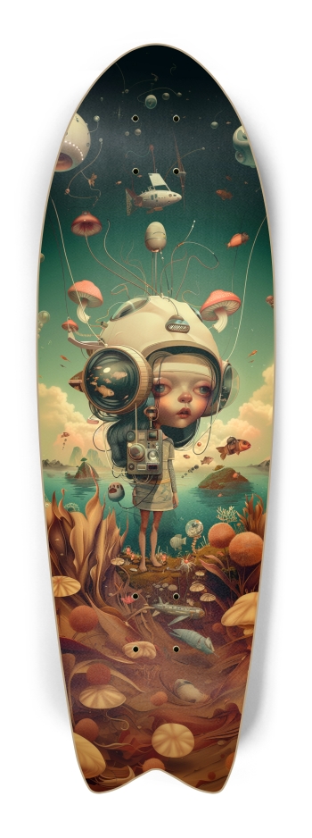 Bubble kid art illustration