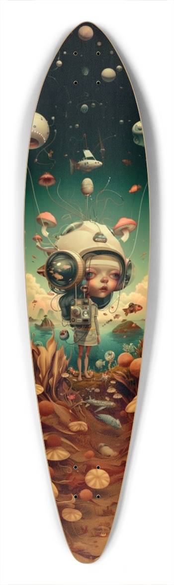 Bubble kid art illustration