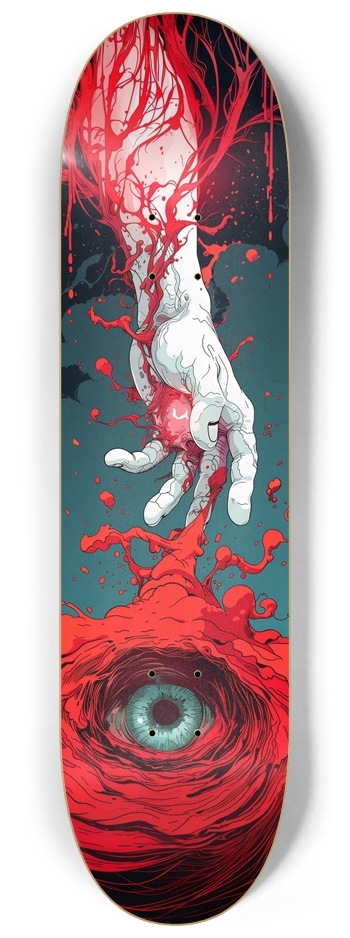 Hand of blood monster 8-1/4 Skateboard Deck