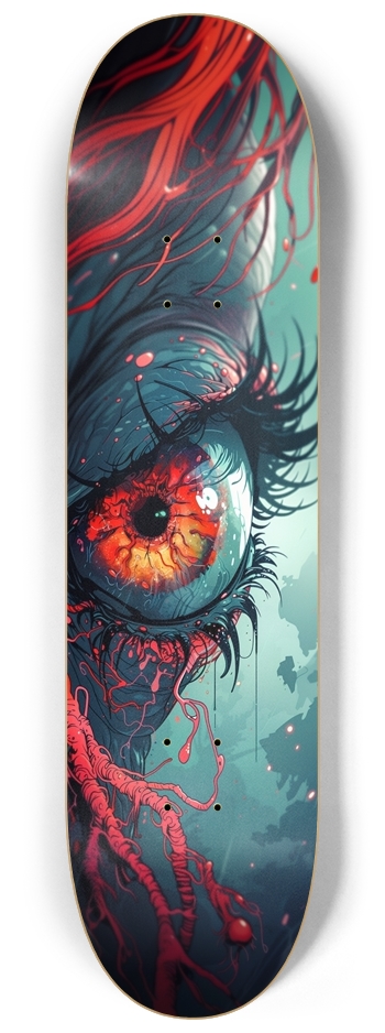 Alien eye monster 8-1/4 Skateboard Deck