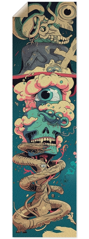 Rotten skull totem
