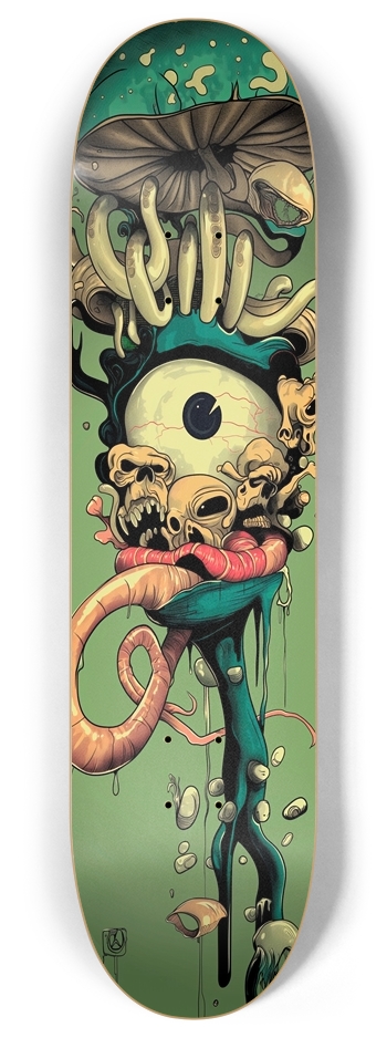 Alien big eye 8 Inch Skateboard Deck