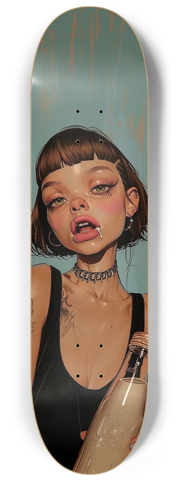 Milky sexy girl 8-1/4 Skateboard Deck