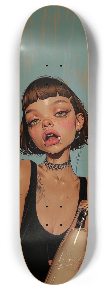 Milky sexy girl 8 Inch Skateboard Deck