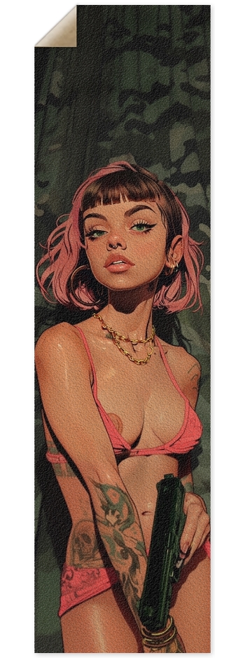 Bikini gun girl