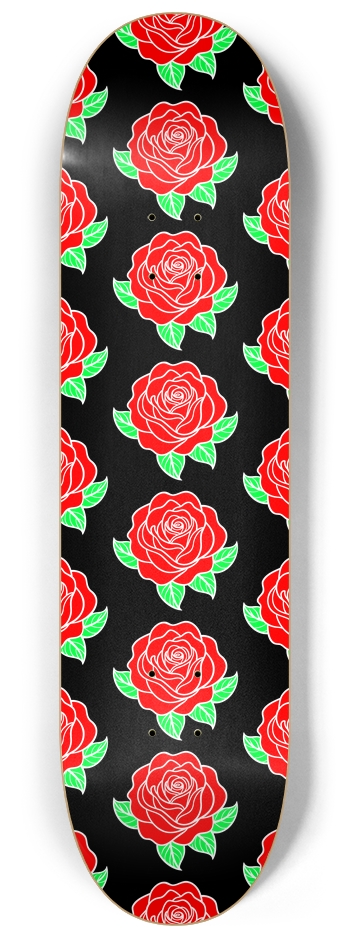 Roses 8-1/4 Skateboard Deck