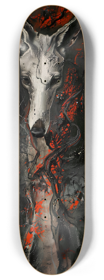 Lost Wolf 8 Inch Skateboard Deck