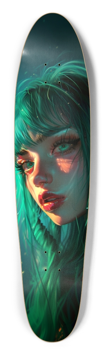 Anime cyber girl art