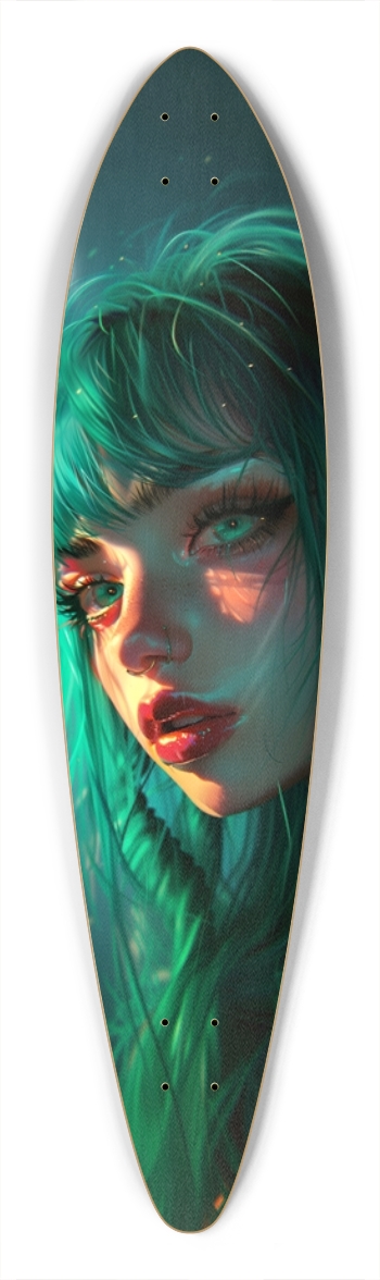 Anime cyber girl art