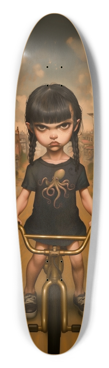 Vintage angry rider kid