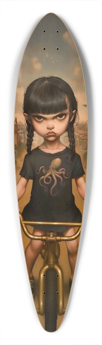 Vintage angry rider kid