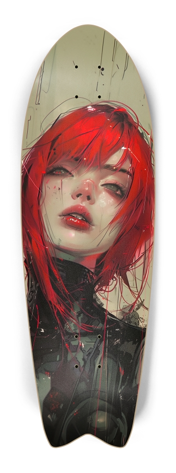 Cyber goth girl Fish Tail