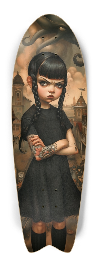  Goth nightmare kid girl Fish Tail