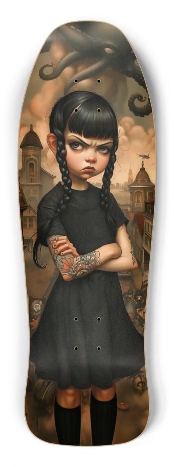 Goth nightmare kid girl Shredder Shape