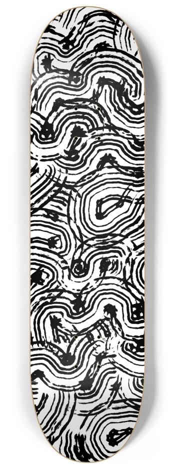 Squiggley 8-1/4 Skateboard Deck