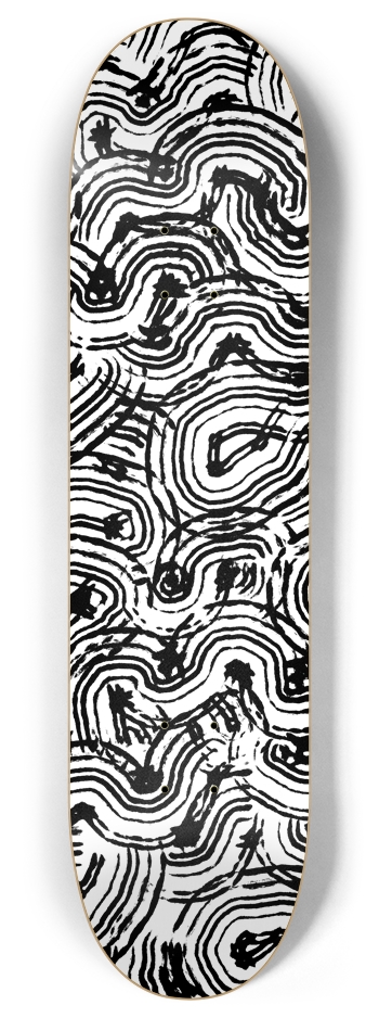 Squiggley 8 Inch Skateboard Deck