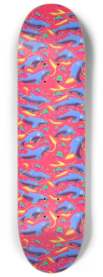 Dolphfriends 8-1/4 Skateboard Deck