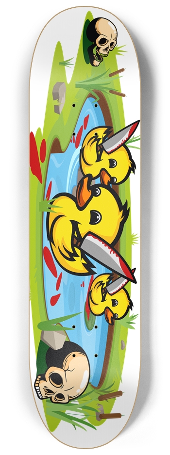 Killer Ducks 8-1/4 Skateboard Deck